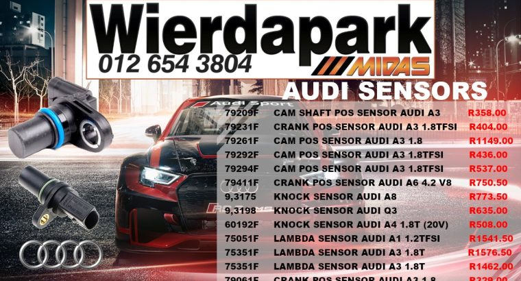 We sell Audi Sensors at Wierdapark Midas!
