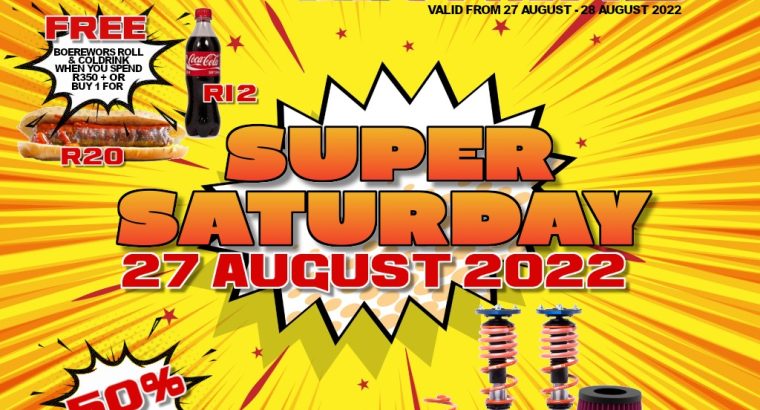 Bring the whole family this weekend for our famous SUPER SATURDAY