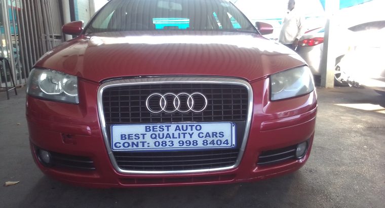 2009 Audi A3 2.0 Engine Capacity with Manuel Transmission Petrol