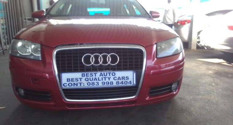 2009 Audi A3 2.0 Engine Capacity with Manuel Transmission Petrol