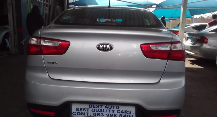 2014 Kia Rio 1.4 Engine Tec Sedan with Manuel Transmission, Elect