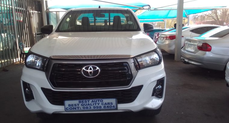 2016 Toyota Hilux 2.4 Engine Capacity Single Cab with Manuel Tran