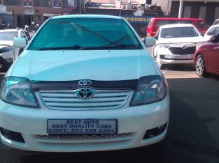 2007 Toyota Corolla 1.4 Engine Capacity with Manuel Transmission,