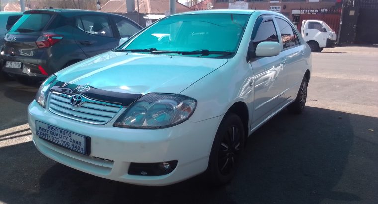 2007 Toyota Corolla 1.4 Engine Capacity with Manuel Transmission,