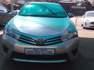 2014 Toyota Corolla 1.4 Engine Capacity Prestige Diesel D4D with