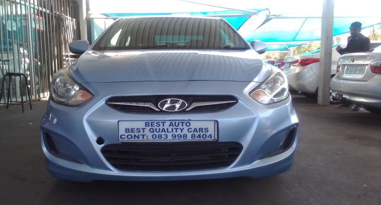 2013 Hyundai Accent 1.6 Engine Capacity Sedan with Manuel Transmi