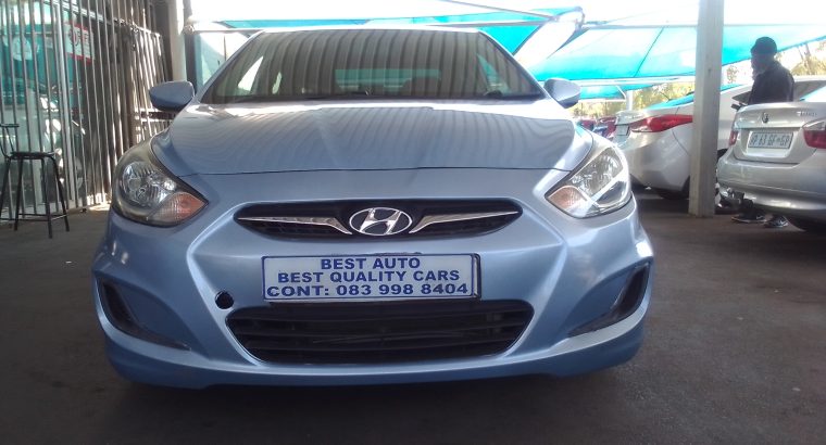 2013 Hyundai Accent 1.6 Engine Capacity Sedan with Manuel Transmi
