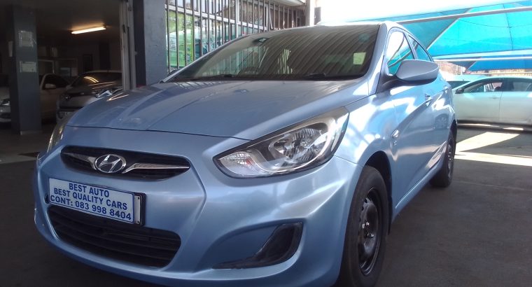 2013 Hyundai Accent 1.6 Engine Capacity Sedan with Manuel Transmi