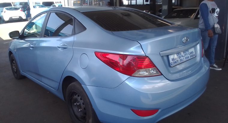 2013 Hyundai Accent 1.6 Engine Capacity Sedan with Manuel Transmi