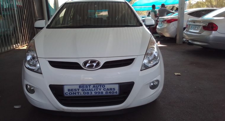 2012 Hyundai i20 1.6 Engine Capacity with Automatic Transmission,