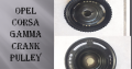 Opel Corsa Gamma Crank Pulley for sale