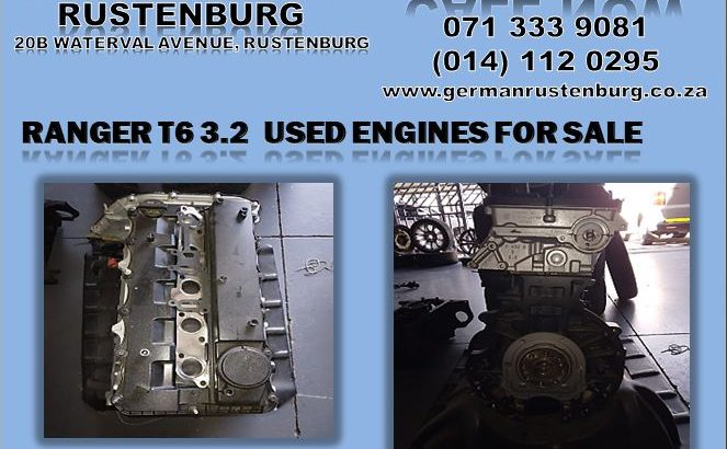 Ranger T6 3.2 Used Engine for Sale – German Spares Rustenburg