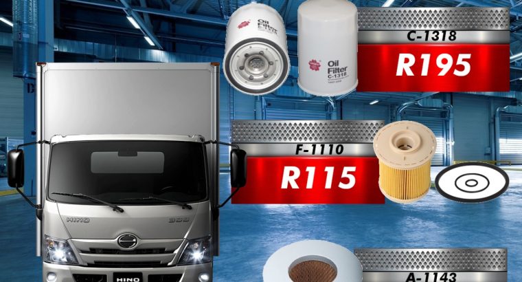 Save on Toyota Dyna WU300/340 W04D Filters at Midas Witbank!