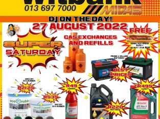 SUPER SATURDAY 27 August 2022!