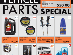 Don’t forget about our VEHICLE PARTS SPECIAL at Middelburg Midas!
