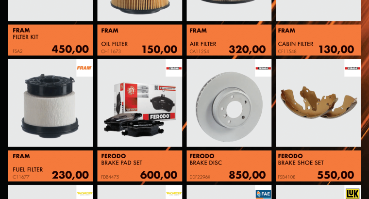 Don’t forget about our VEHICLE PARTS SPECIAL at Discounter Midas!