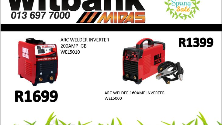 BIG SPRING SALE WITBANK MIDAS!