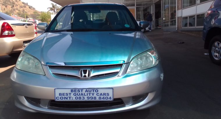 2007 Honda Civic 1.8 Engine Capacity with Manuel Transmission, El