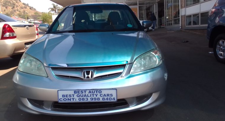 2007 Honda Civic 1.8 Engine Capacity with Manuel Transmission, El