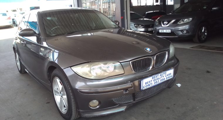 2005 BMW 120i Engine Capacity with Manuel Transmission, Electric