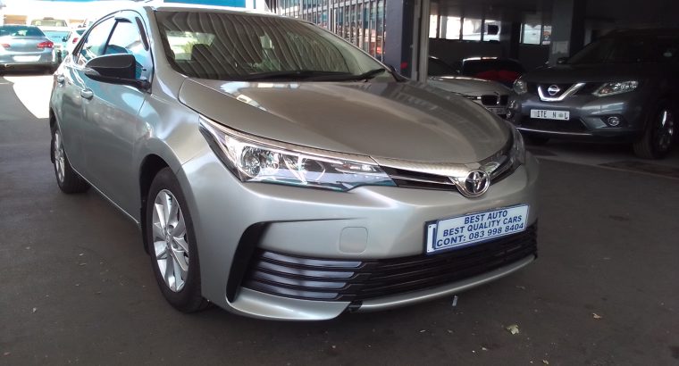 2016 Toyota Corolla 1.6 Engine Capacity Prestige with Manuel Tran