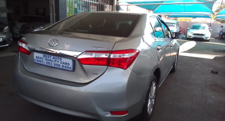 2016 Toyota Corolla 1.6 Engine Capacity Prestige with Manuel Tran