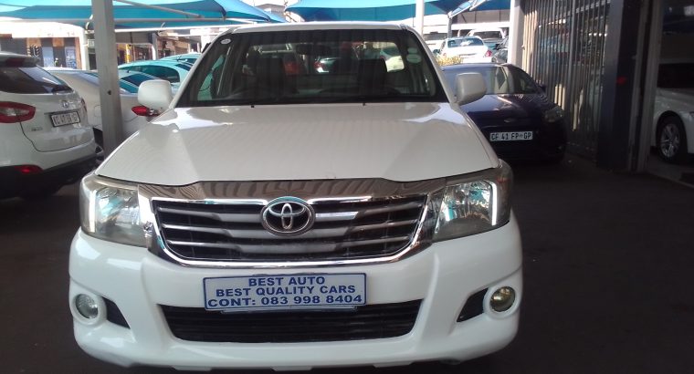 2009 Toyota Hilux 2.5 Engine Capacity Single Cab with Manuel Tran