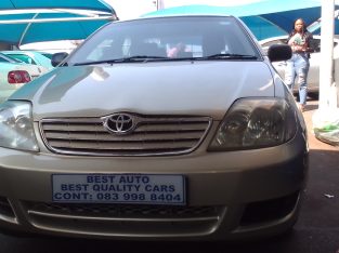2005 Toyota Corolla 1.6 Engine Capacity with Manuel Transmission,