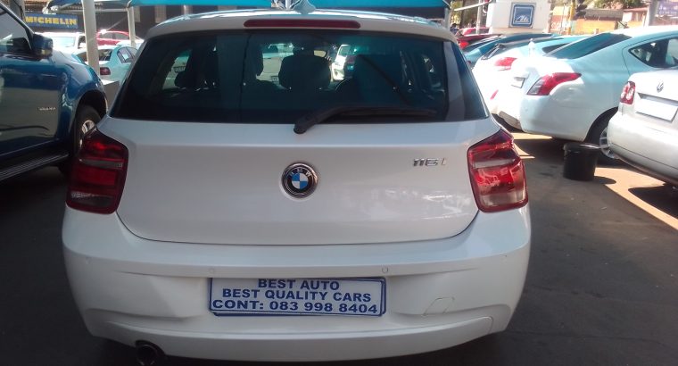 2013 BMW 116i 1.6 Engine Capacity F20 with Automatic Transmissio