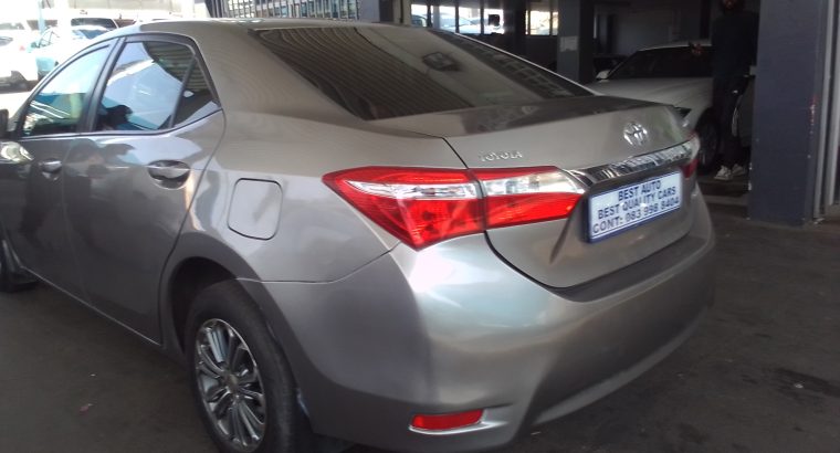 2016 Toyota Corolla 1.4 Engine Capacity Prestige D4D Diesel with