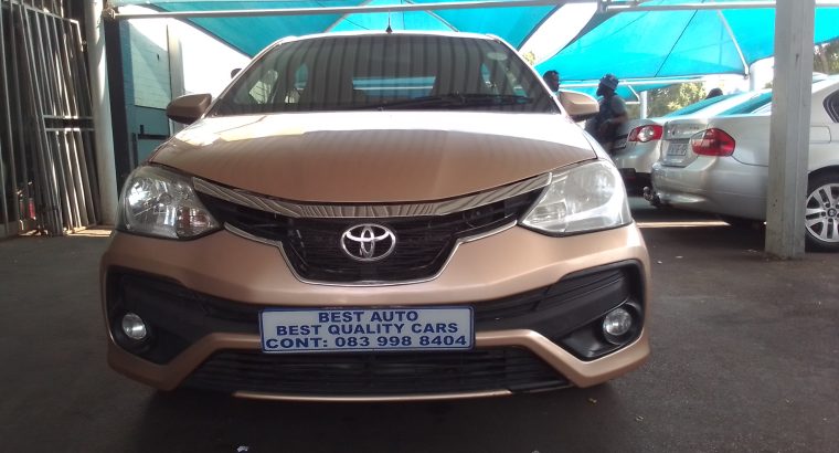 2017 Toyota Etios 1.5 Engine Capacity Sedan with Manuel Transmiss