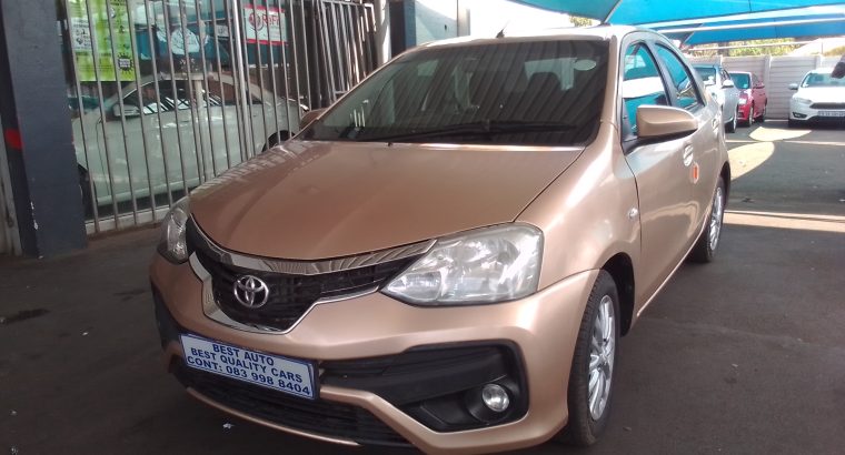 2017 Toyota Etios 1.5 Engine Capacity Sedan with Manuel Transmiss