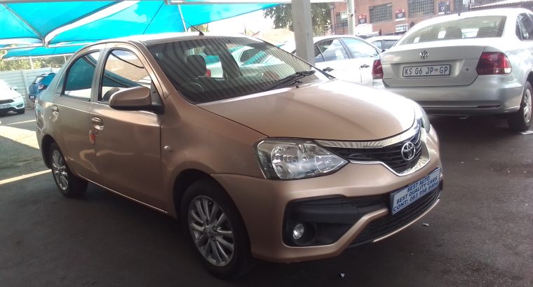 2017 Toyota Etios 1.5 Engine Capacity Sedan with Manuel Transmiss