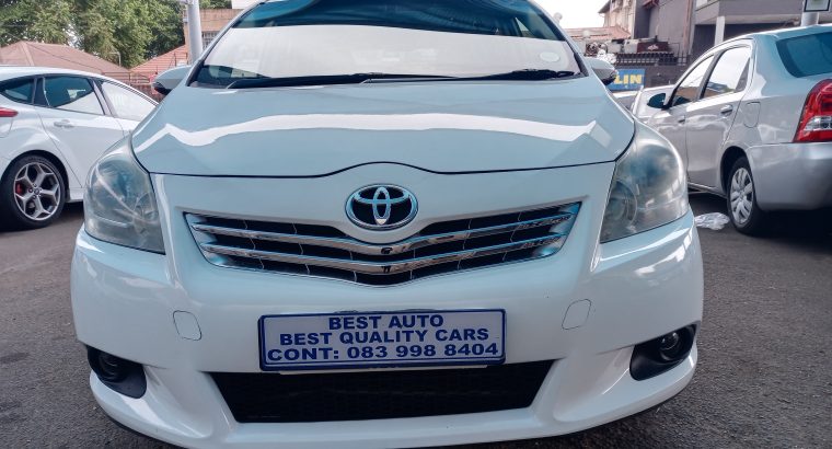 2012 Toyota Corolla Verso 1.8 Engine Capacity with Automatic Tran