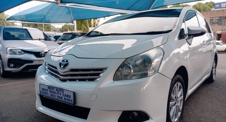 2012 Toyota Corolla Verso 1.8 Engine Capacity with Automatic Tran
