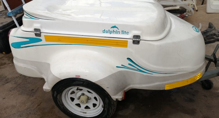 Dolphin light fibreglass trailer