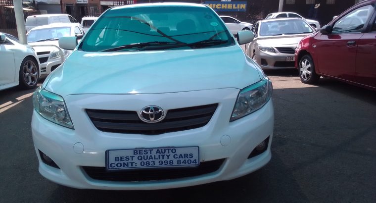 2010 Toyota Corolla 1.3 Engine Capacity Professional with Manuel