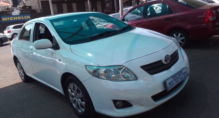 2010 Toyota Corolla 1.3 Engine Capacity Professional with Manuel