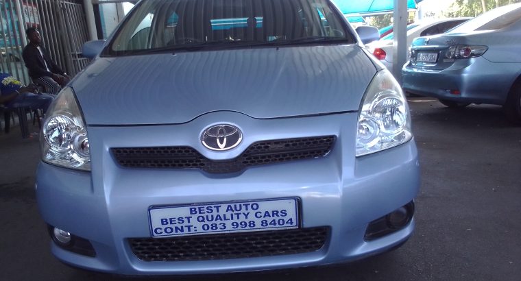 2009 Toyota Verso 1.6 Engine Capacity (7-Seater) with Manuel Tran
