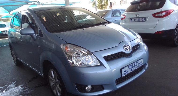 2009 Toyota Verso 1.6 Engine Capacity (7-Seater) with Manuel Tran