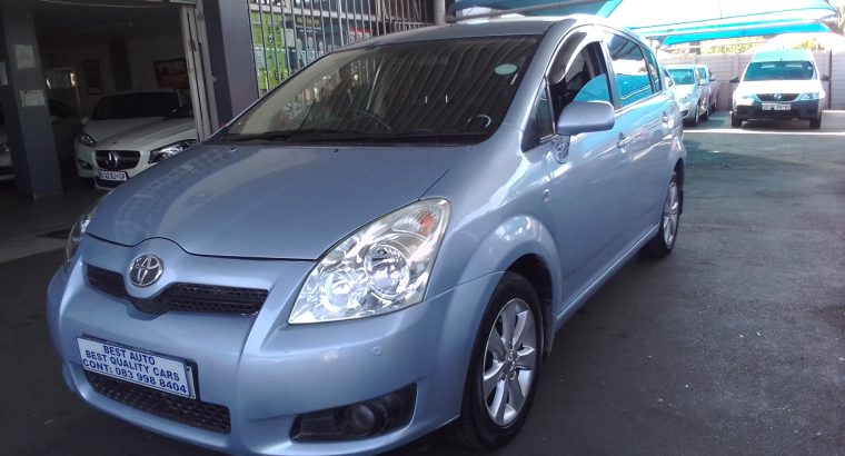 2009 Toyota Verso 1.6 Engine Capacity (7-Seater) with Manuel Tran