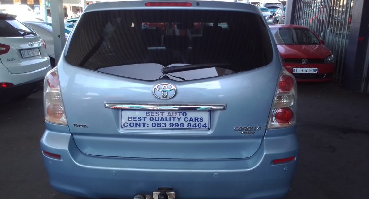 2009 Toyota Verso 1.6 Engine Capacity (7-Seater) with Manuel Tran