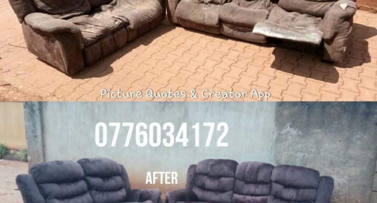 Sofa set repair and redressing
