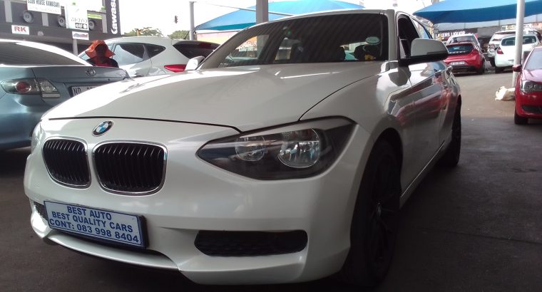 2013 BMW 116i Engine Capacity with Automatic Transmission, Electr