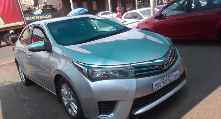 2015 Toyota Corolla 1.4 Engine Capacity Prestige D4D Diesel with