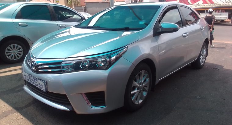 2015 Toyota Corolla 1.4 Engine Capacity Prestige D4D Diesel with