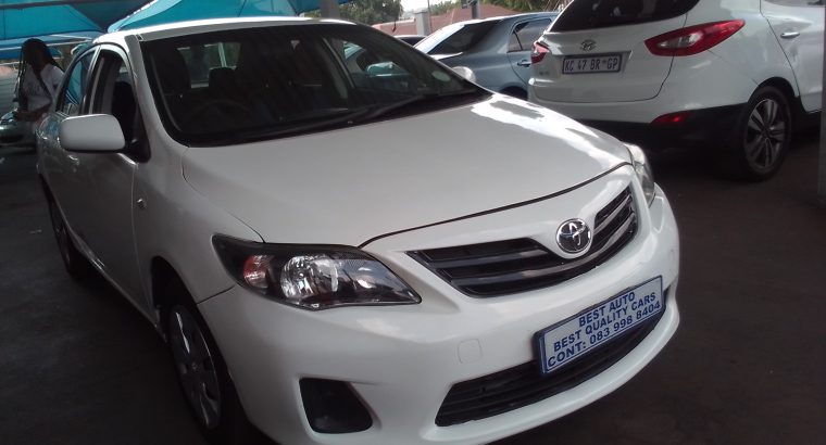 2015 Toyota Corolla 1.6 Engine Capacity Quest with Manuel Transmi