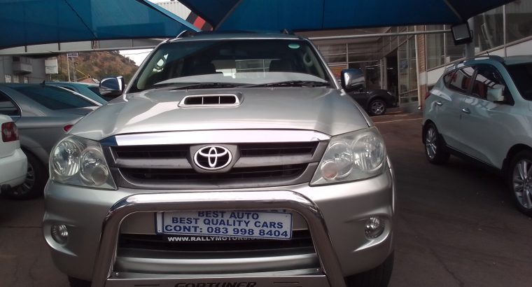 2006 Toyota Fortune 3.0 Engine Capacity D4D 4×4 Diesel with Manue