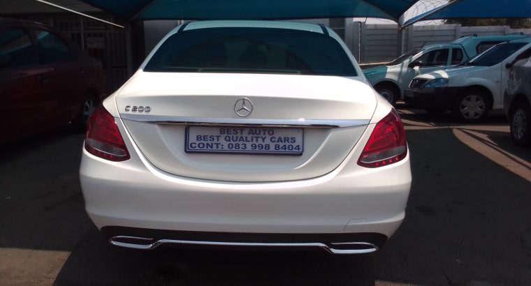 2014 Mercedes Benz C-200 2.0 Engine Capacity with Automatic Trans