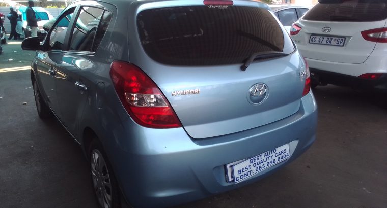 2010 Hyundai i20 1.6 Engine Capacity with Automatic Transmission,